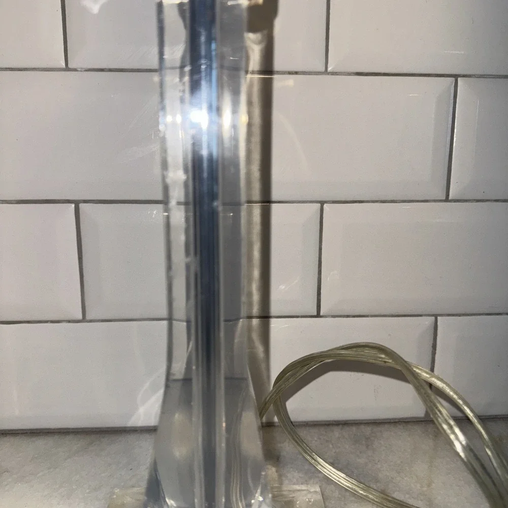 Vintage Rare MCM‎ Clear Lucite Lamp GW997